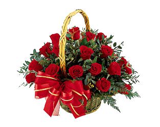 Корзина роз "Розалия" - купить с доставкой в по Медыни